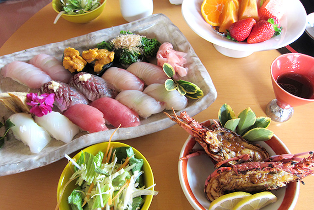 海の湯宿 花しぶきの日帰り貸切温泉!食事が豪華だし赤ちゃんもOKだった♪