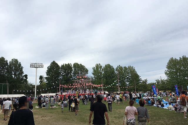 四街道ふるさと祭り屋台や花火の混雑を写真で解説！何時までに行く？