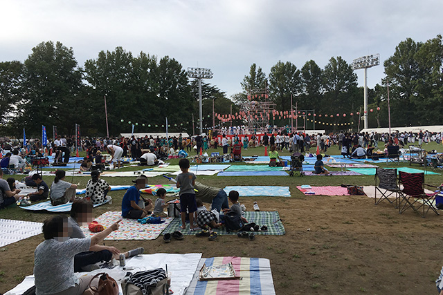 四街道ふるさと祭り屋台や花火の混雑を写真で解説！何時までに行く？