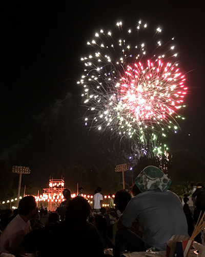 四街道ふるさと祭り屋台や花火の混雑を写真で解説！何時までに行く？