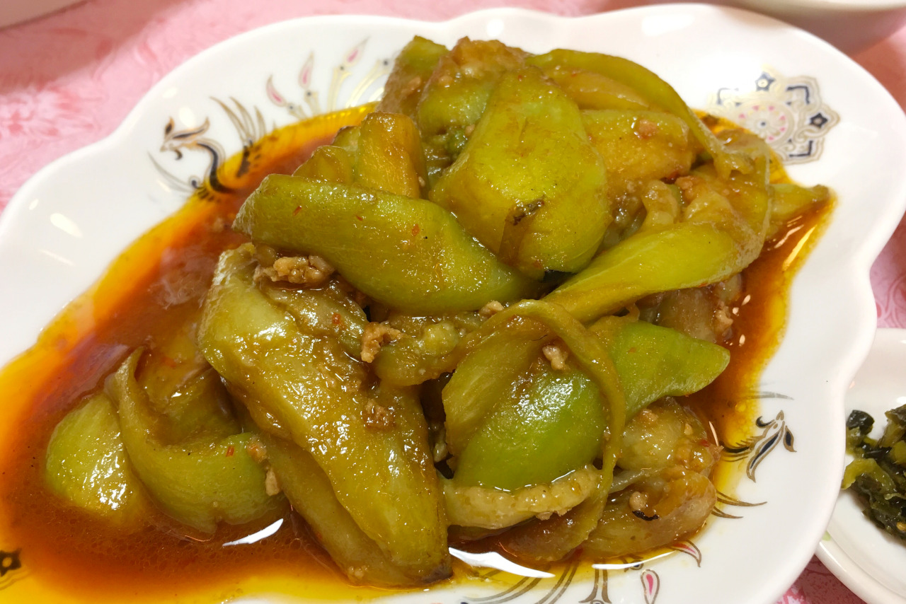 中央区都町の永楽亭はちゃんぽん以外こそ食べたい！ナスのカラシ炒めが驚愕の美味しさだった