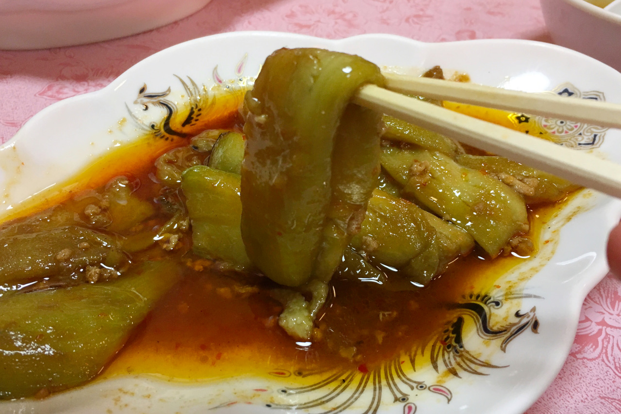 中央区都町の永楽亭はちゃんぽん以外こそ食べたい！ナスのカラシ炒めが驚愕の美味しさだった