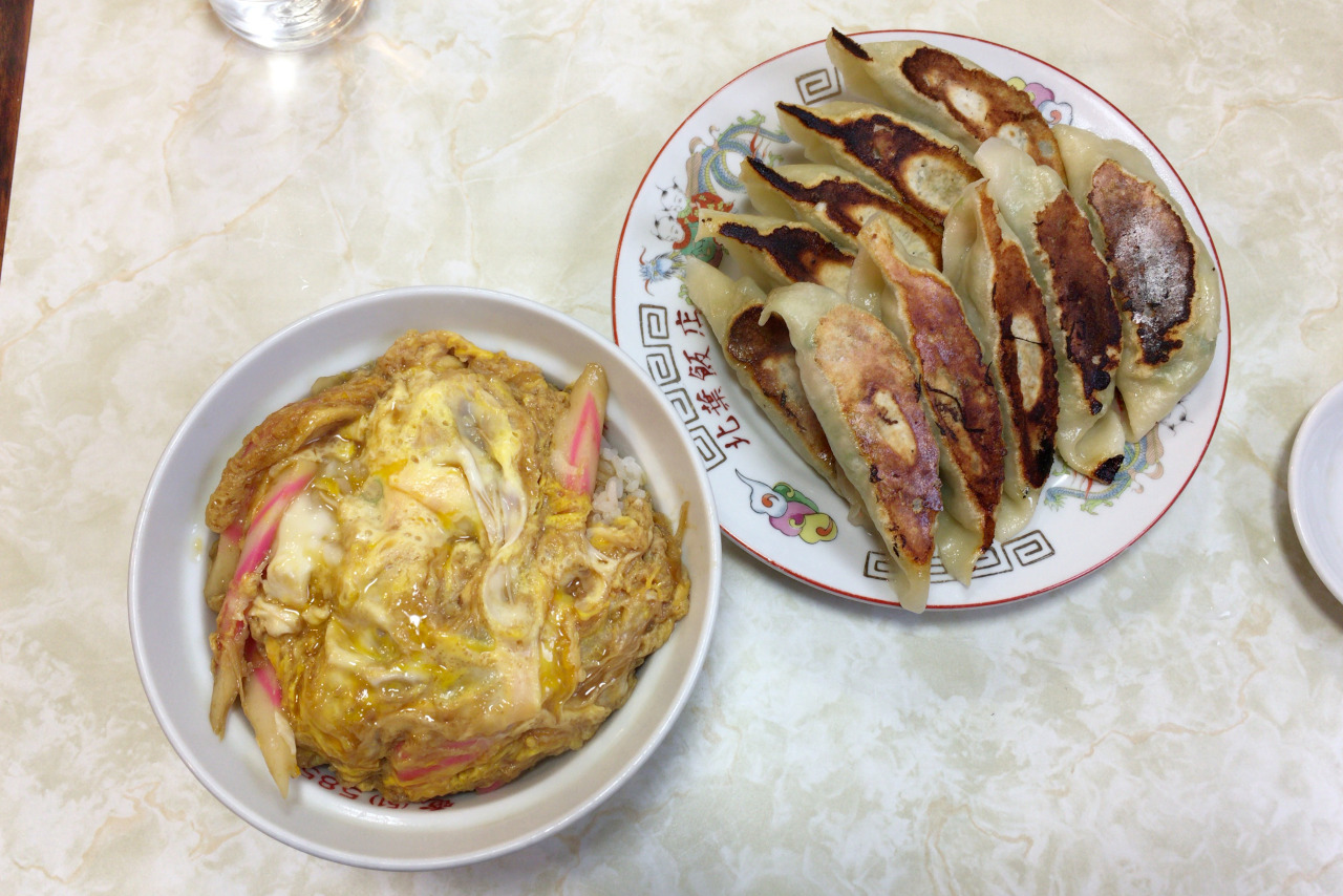 天台の人気町中華、北葉飯店を久々訪問！噂の絶品餃子＆玉子丼で冷えた身体もホカホカに