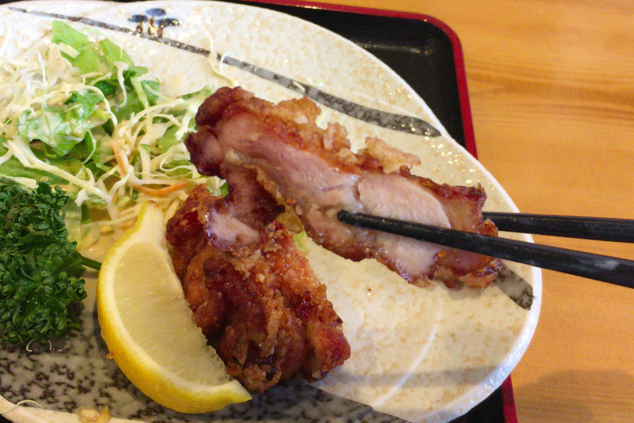 千葉市中央区の海鮮食堂かいじ、ふぐ・まぐろユッケ皿＆とり竜田揚げが絶品なプチ贅沢ランチ