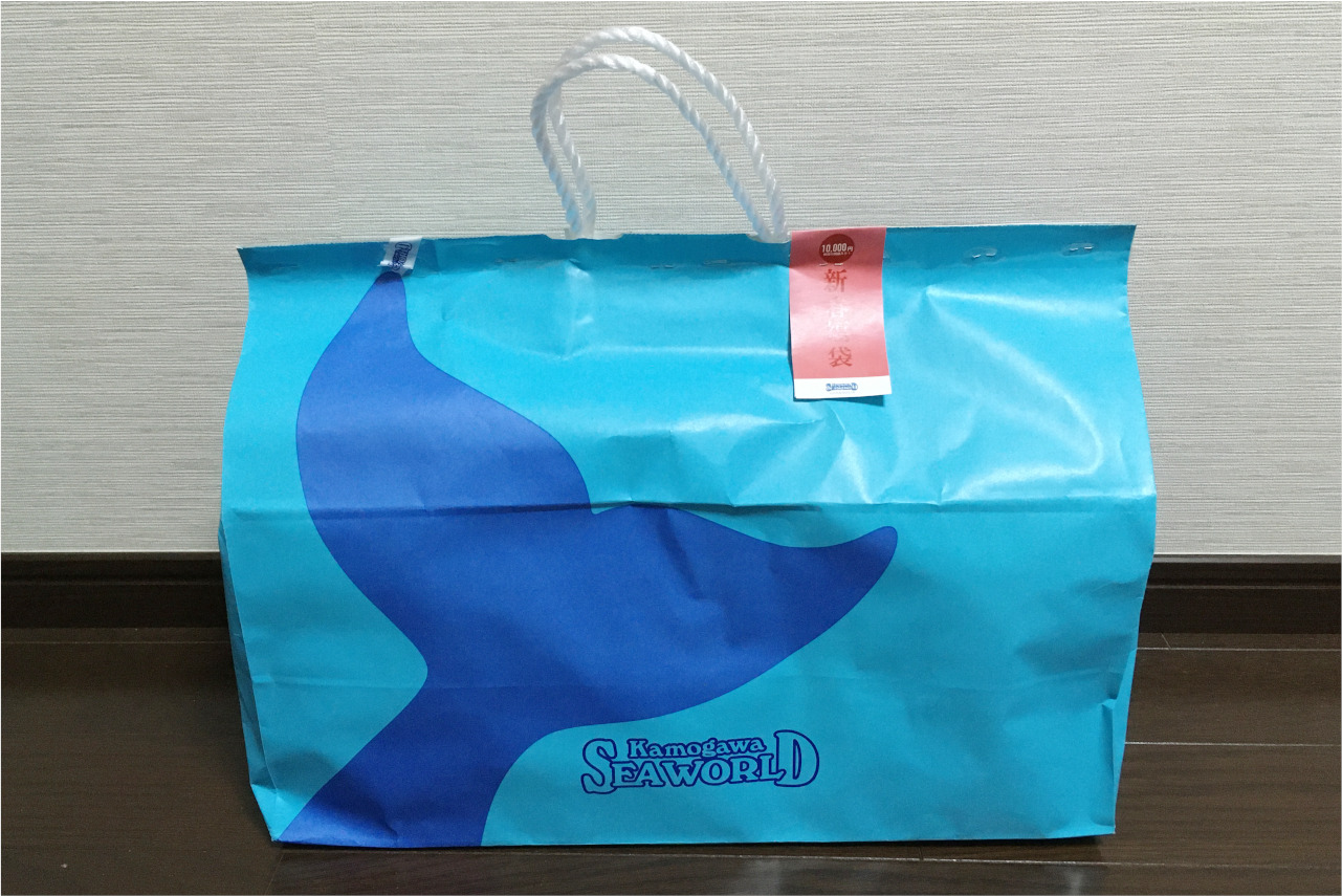 2020年鴨川シーワールド福袋(3000円)の中身が1万円分入っててお得感満載すぎた！