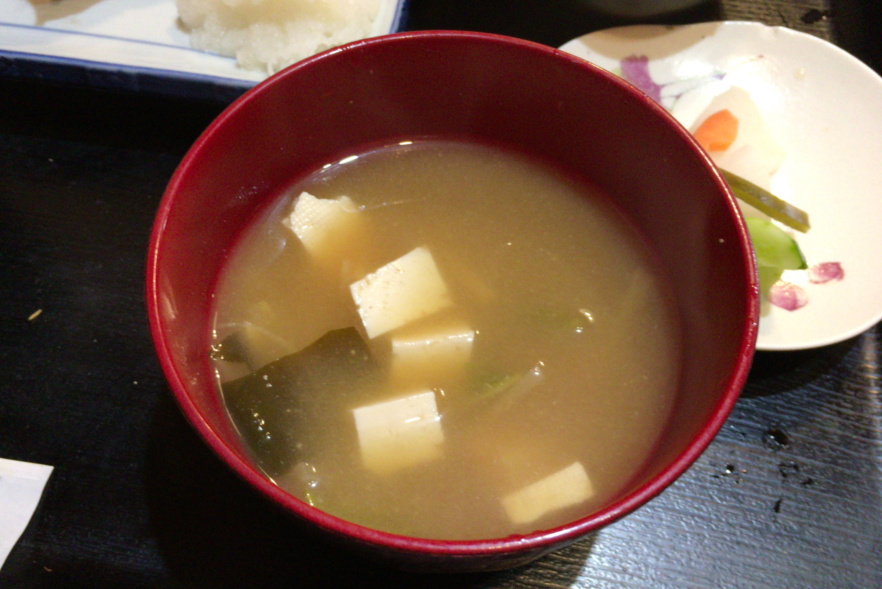 JR本千葉駅すぐの小料理 いね 日替わり焼魚定食味噌汁