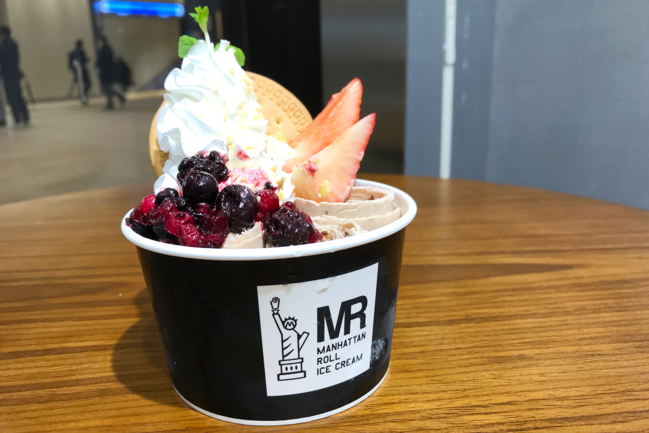 ペリエ千葉にマンハッタンロールアイスクリームが上陸してるぞ!インスタ映え必至なぐうかわロールアイスが千葉でも食べられるなら行くっきゃない