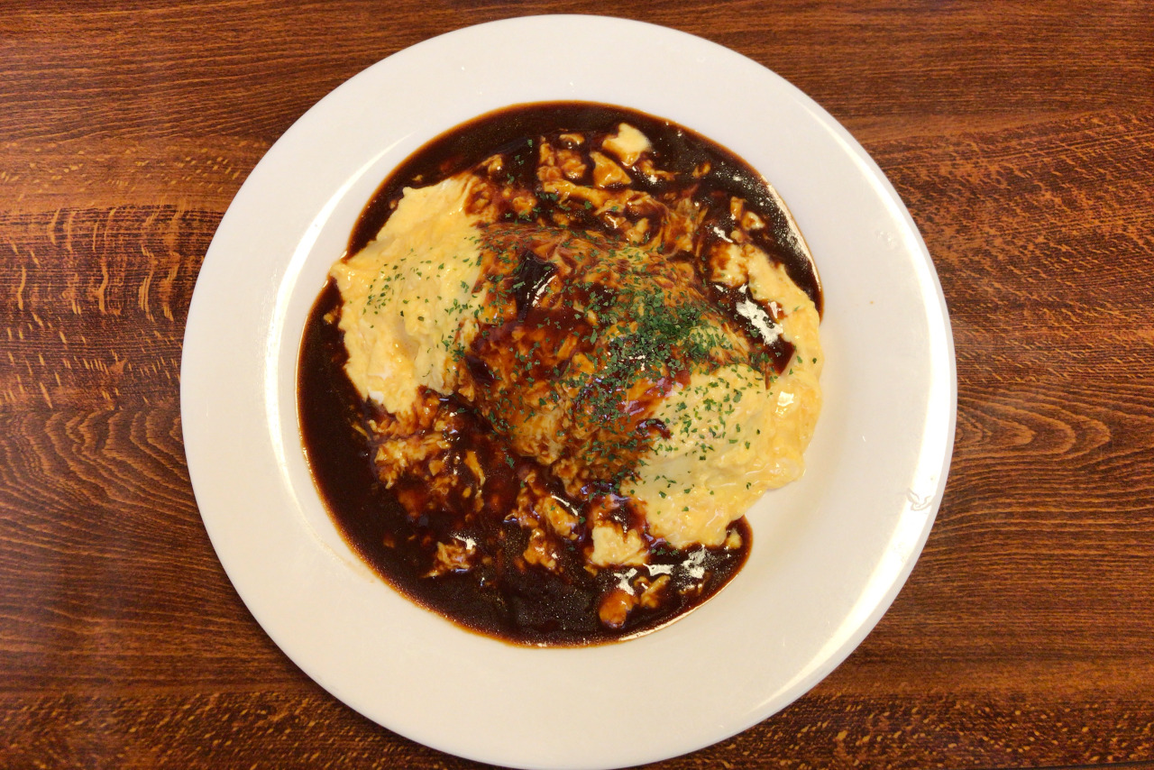 都賀のお座敷ダイニングカフェ醍醐 絶品ふわとろオムライスデミグラスソースはふわとろ感がとにかく半端ない！