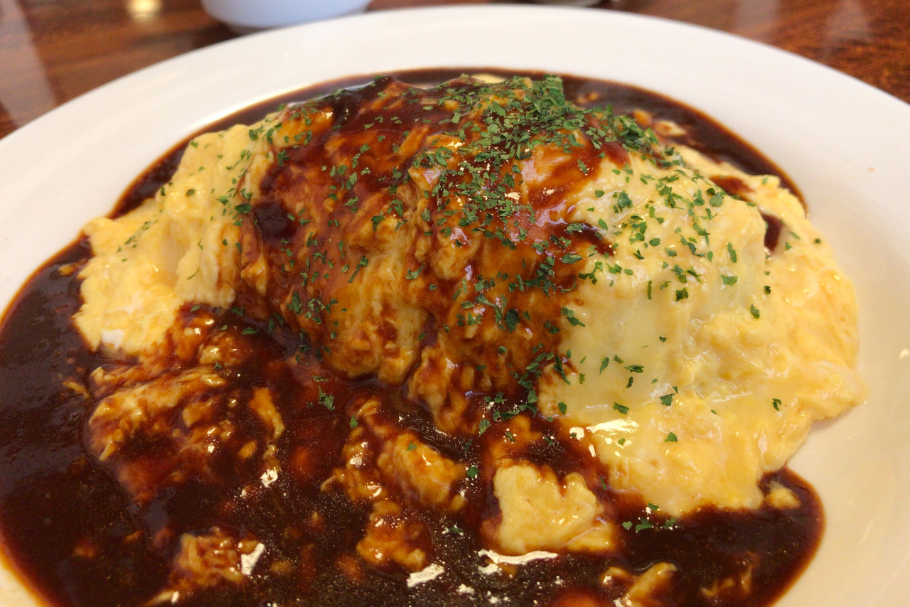 都賀のお座敷ダイニングカフェ醍醐 絶品ふわとろオムライスデミグラスソースはふわとろ感がとにかく半端ない！