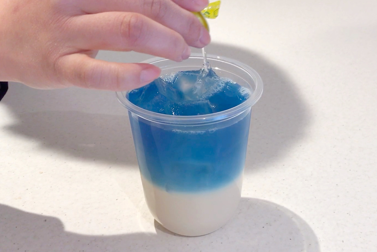 西千葉にタピオカの新たな刺客 紅灯万来がオープン！鮮やかなバタフライピーラテと絶品ホットサンドをテイクアウト