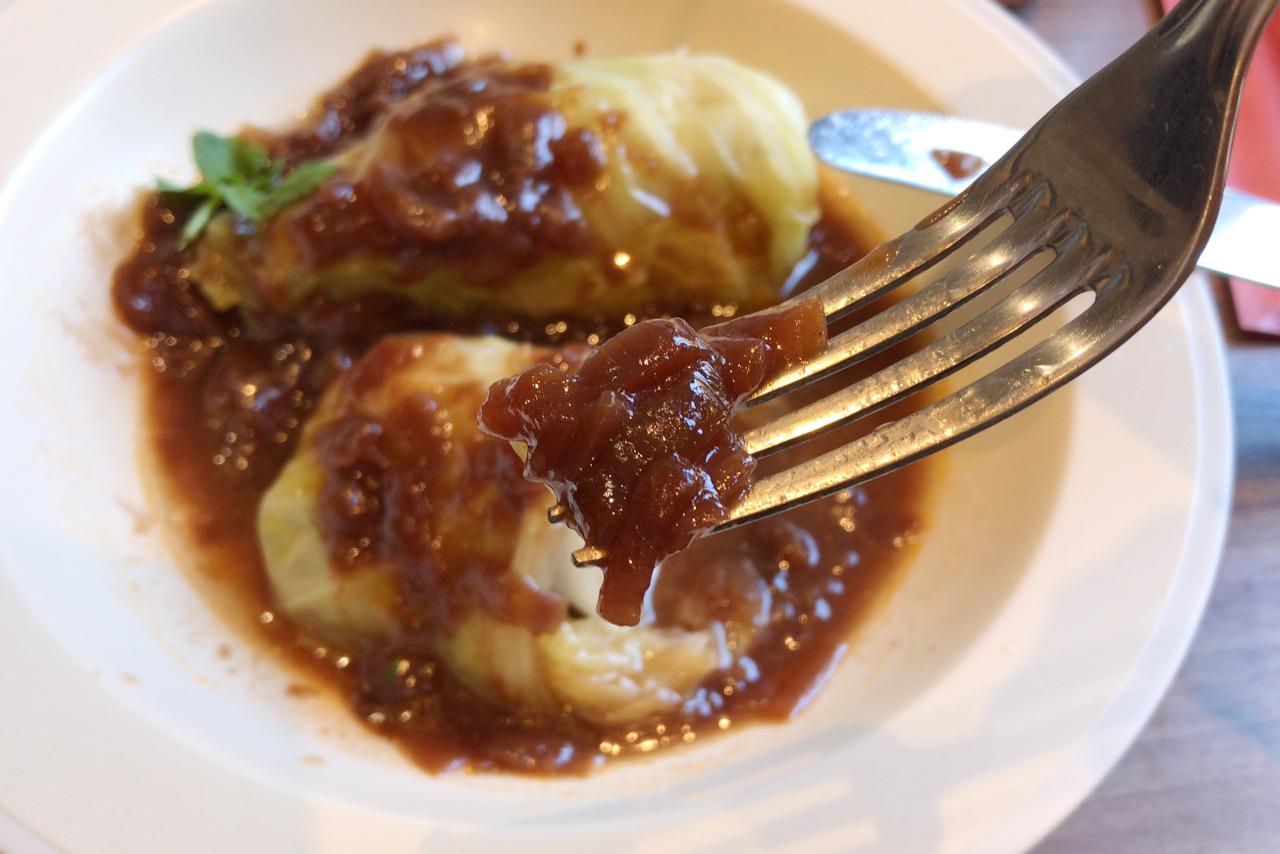 市役所前駅近くのキッチンリベール 限定15食のロールキャベツはふんわりトロトロでクオリティも満足度も高かった!