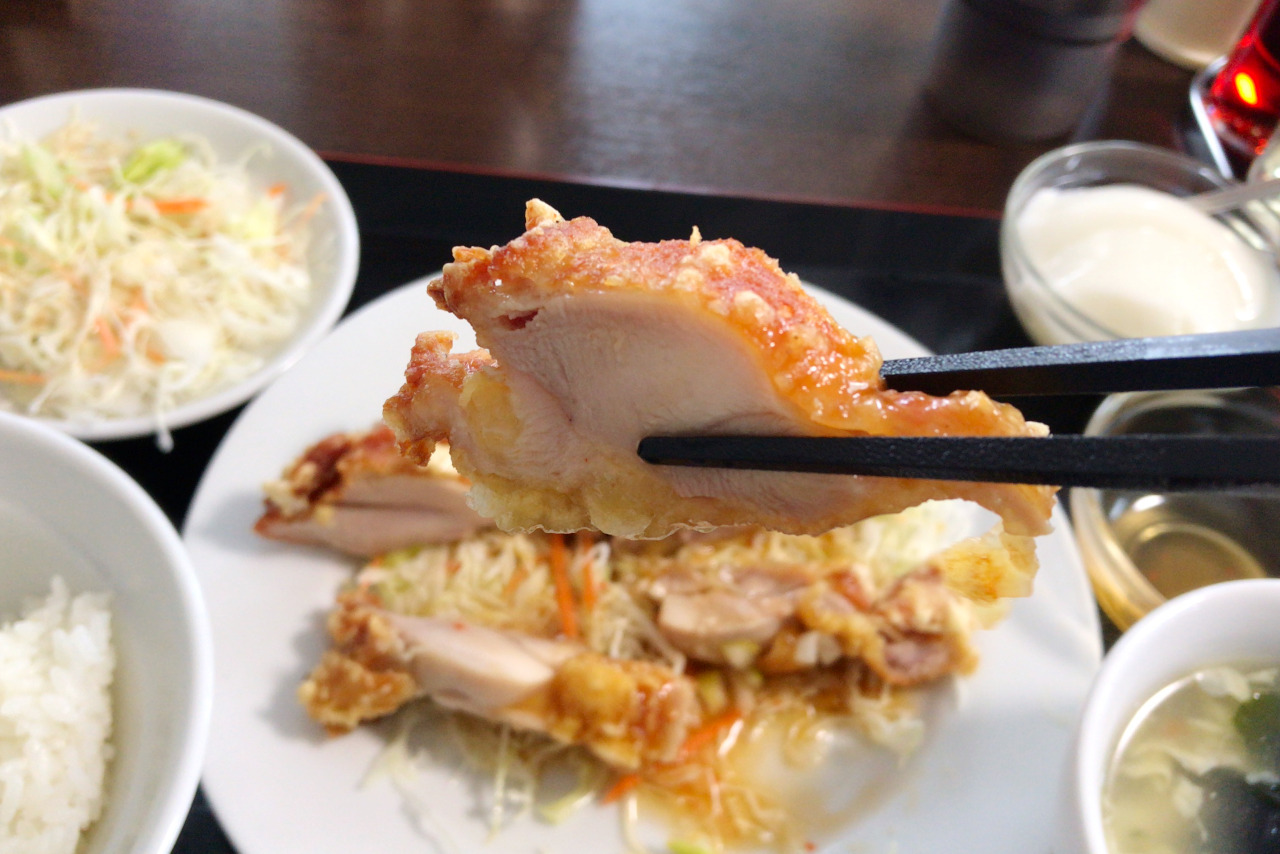 JR本千葉駅近くの新店舗パンダしょくどうを初訪問！油淋鶏定食はリーズナブルながらボリュームたっぷり