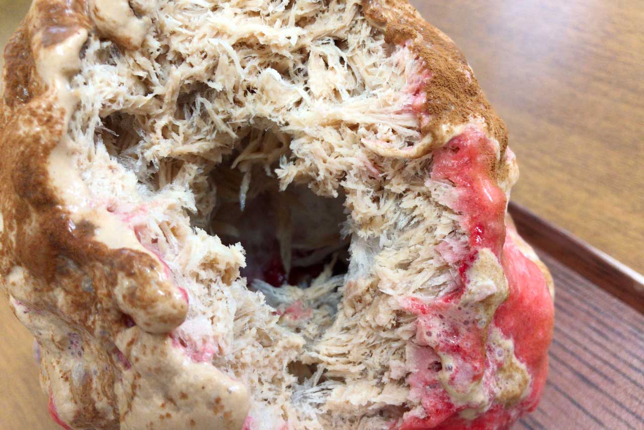 八街のかき氷専門店カフェロビンソンで期間限定バレンタイン氷を駆け込みオーダー！イチゴとショコラのエスプーマで美味しさが渋滞