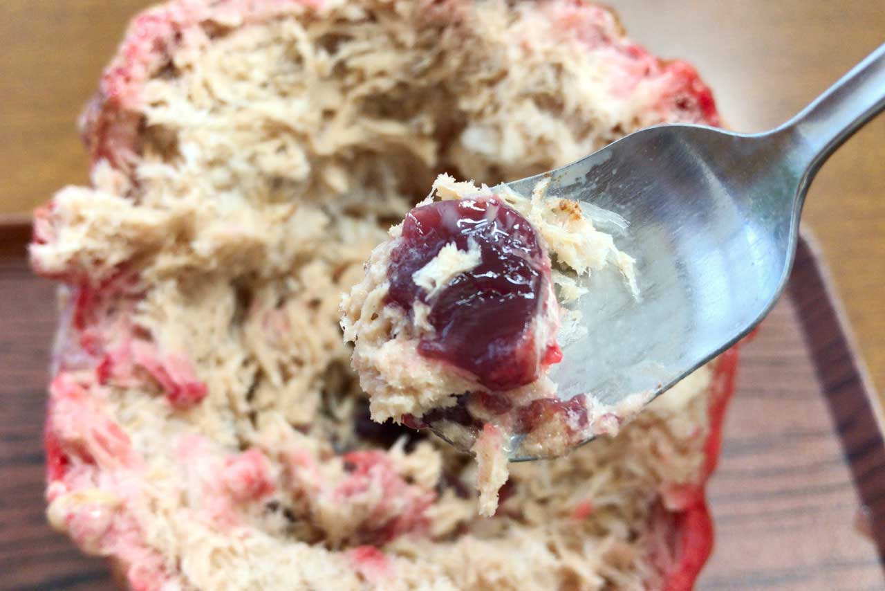 八街のかき氷専門店カフェロビンソンの期間限定バレンタイン氷を駆け込みオーダー！イチゴとショコラのエスプーマで美味しさが渋滞