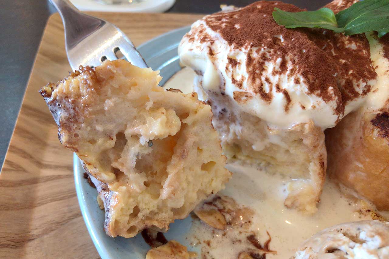 都賀駅前 Cafe食堂ハイダウェイ ティラミス好きに教えたい自家製マスカルポーネクリームの豆乳フレンチトーストが美味しすぎる