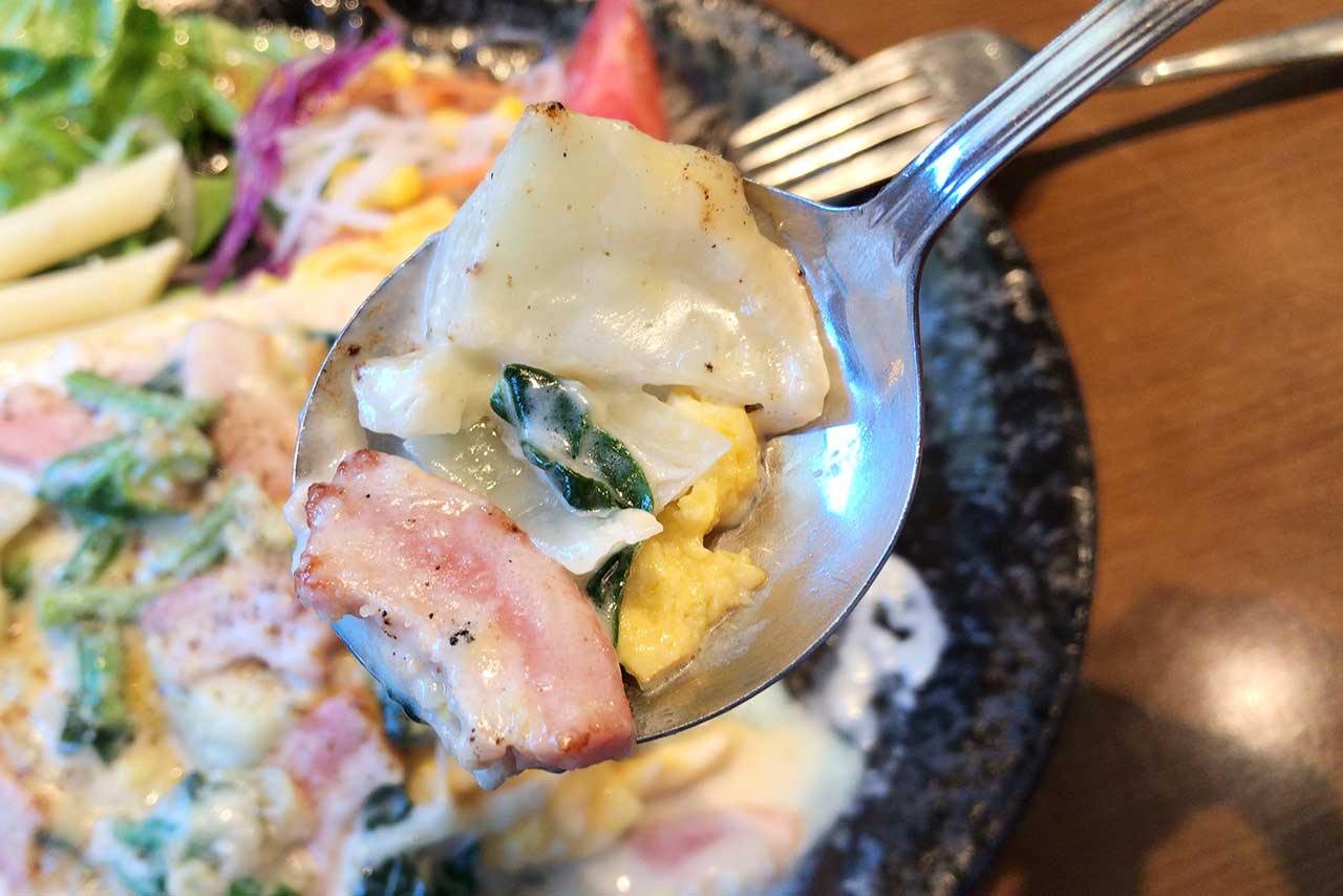 四街道駅近くの洋食Ken-taで初ランチ 思ってたんと違うオムライスは具材ごろごろホワイトソースが贅沢ボリューミー