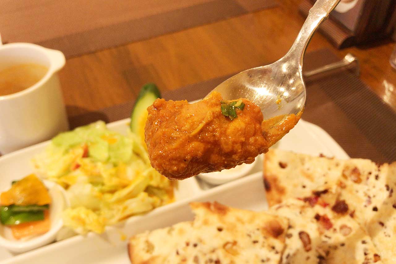 都賀の台のインドカレー ケダーナス ドライフルーツナンのジューシーで重たすぎる甘さが甘党でも悶絶レベルでたまらない