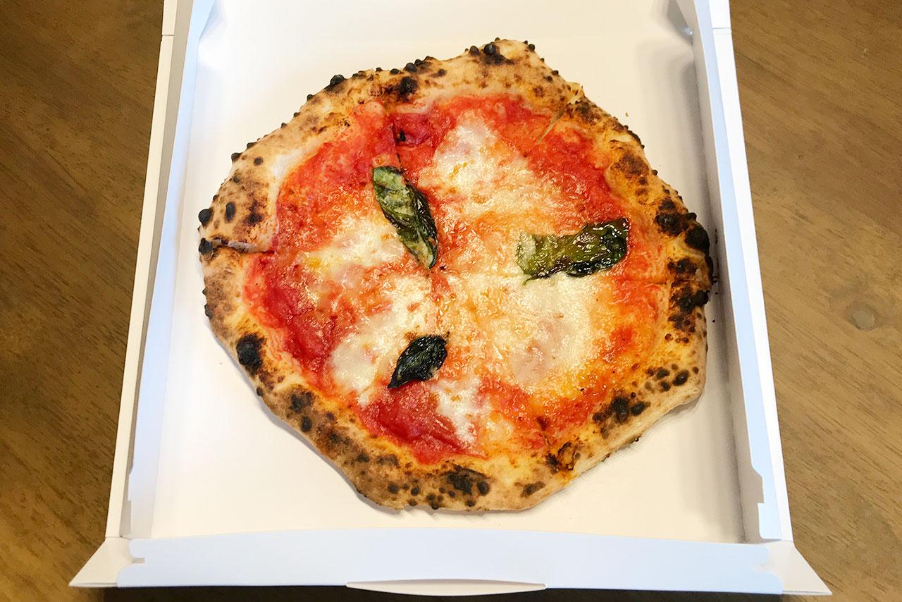 若松町ラ・クッチーナハナでピザテイクアウトが全品800円!イタリアンレストランらしい本格的な釜焼きピザがお家で食べられるぞっ