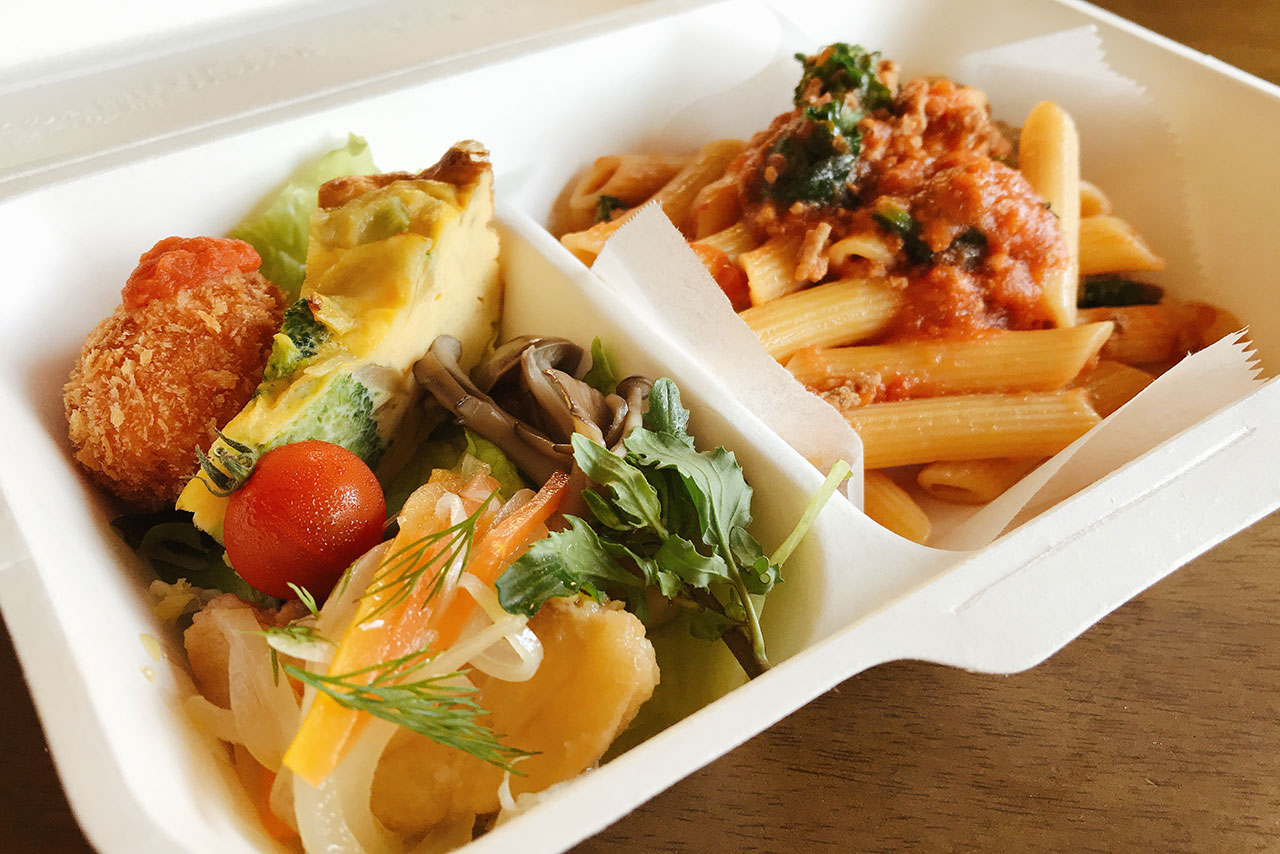 四街道オステリアティモーネ テイクアウトのお弁当はまるでミニコース料理！品数豊富で豪華なペンネセットが本格的で美味しいっ