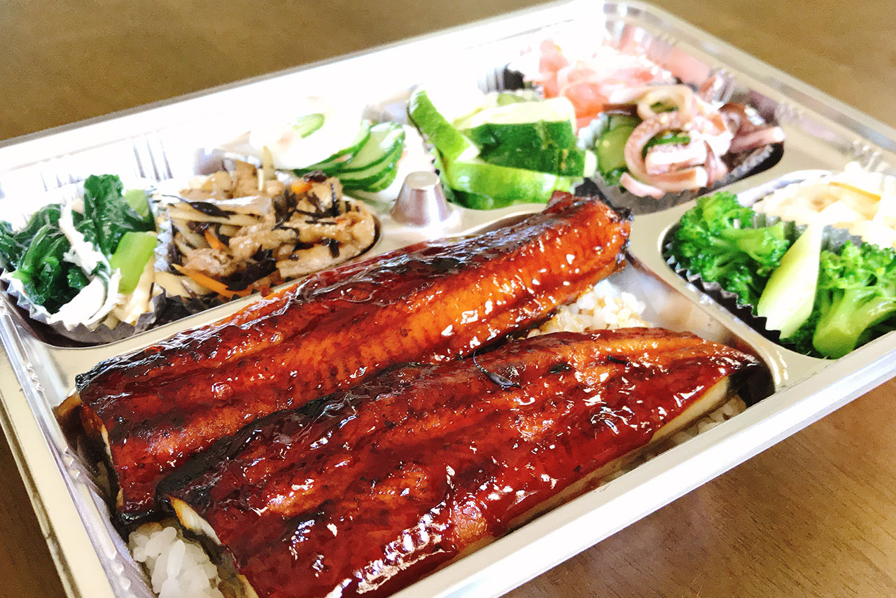 鷹の台 創作れすとらんFURAIBO(フウライボウ)でうなぎ&ローストポーク弁当をテイクアウト!野菜たっぷり色鮮やかな贅沢弁当に大満足