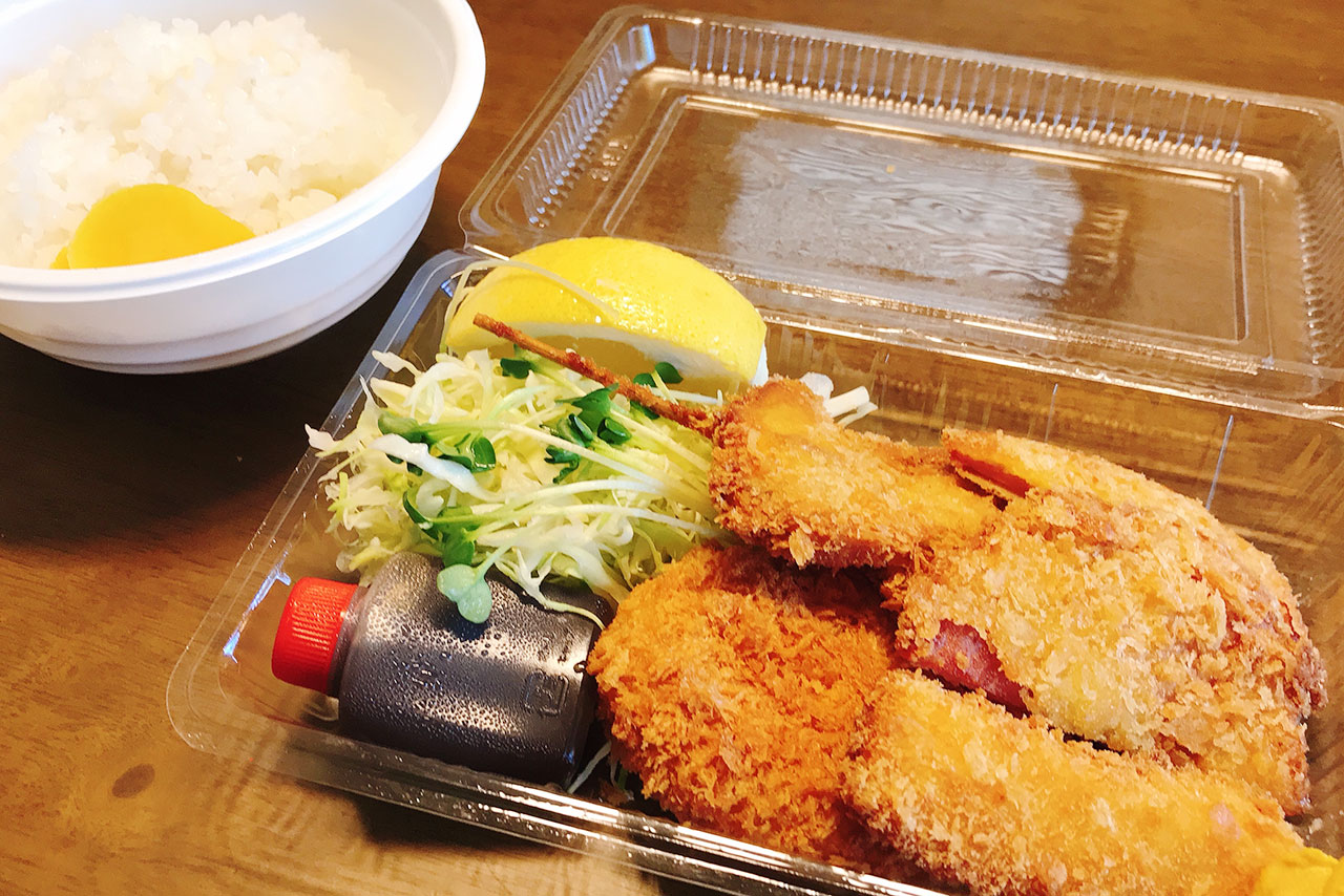 四街道大日のみどり食堂でテイクアウト!大ボリュームのミックスフライ定食は持ち帰ってもサックサクの食感が残る美味しさ