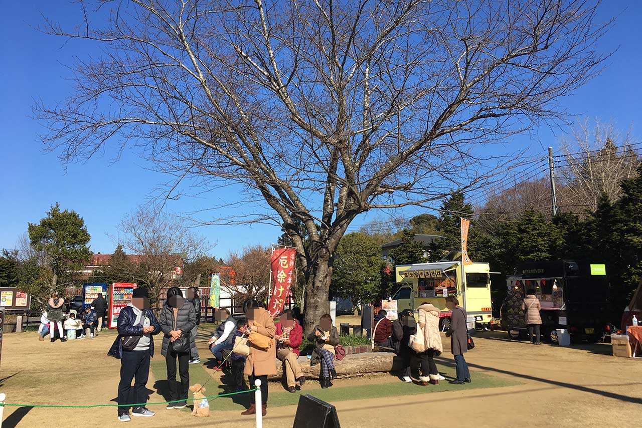 千葉厄除け不動尊の広場