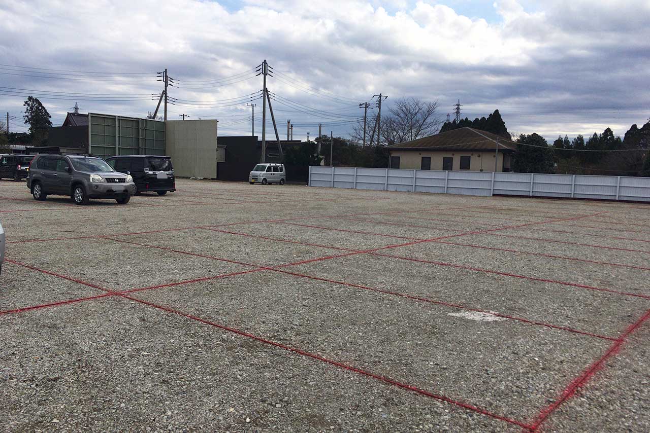 千葉厄除け不動尊の駐車場