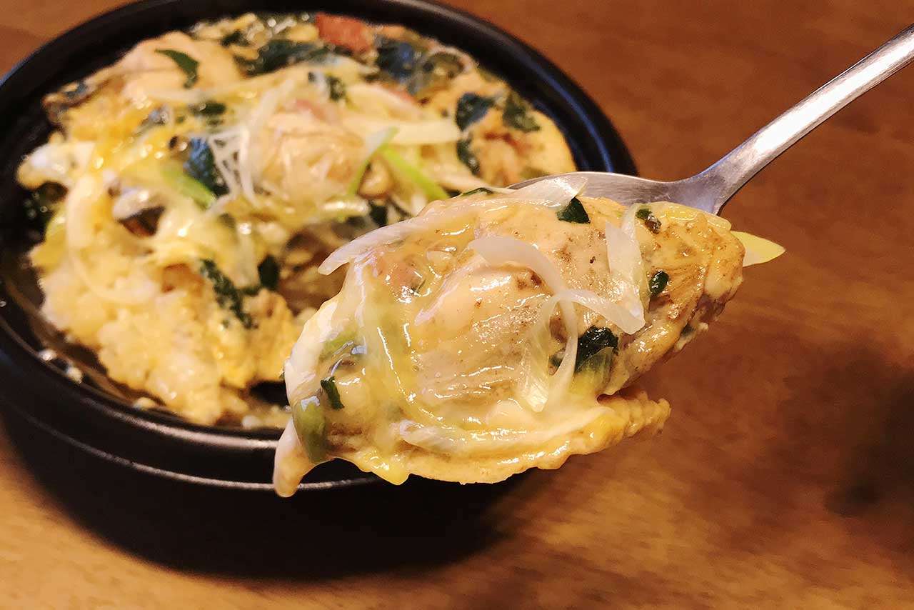 四街道カフェローマに牡蠣登場！ぷりぷりな巨大牡蠣が乗ったカキベー丼とカキとじ丼はどっちもテイクアウトOKな贅沢メニュー