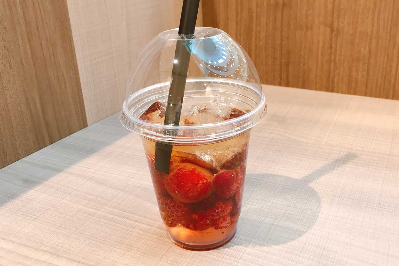 イコアスの大川園 リニューアルでカフェ登場!果実イン紅茶がベリー感満載で予想以上に贅沢すぎた