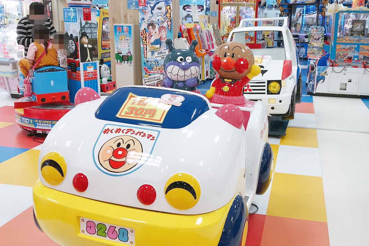 ワンズモールのゲーセンに10円持ってGO!マリオカートもアンパンマンもたっぷり遊べてコスパ最強