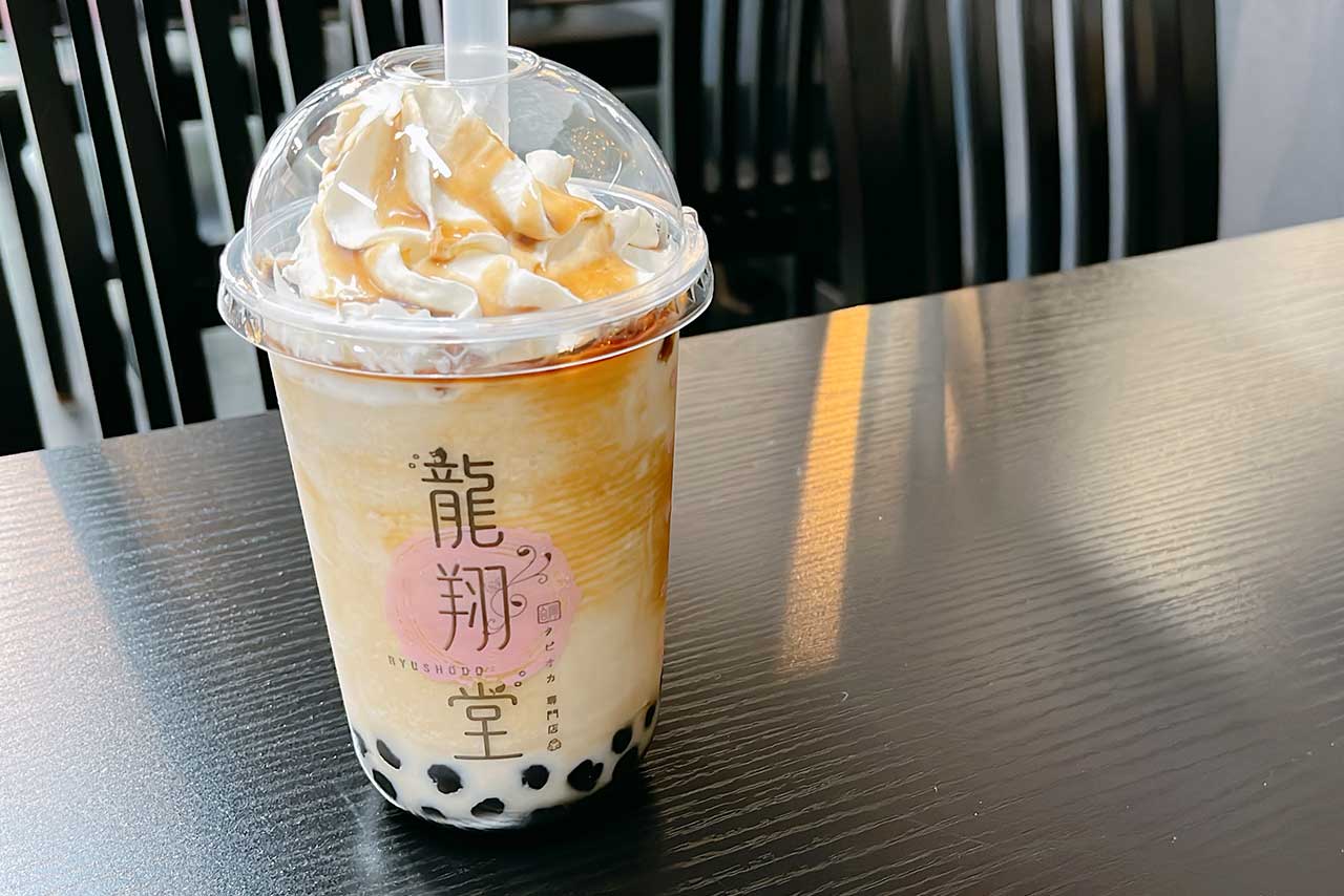 龍翔堂にフルラートの新メニューが登場！タピオカトッピング必須のリピ確定ドリンクでした♪