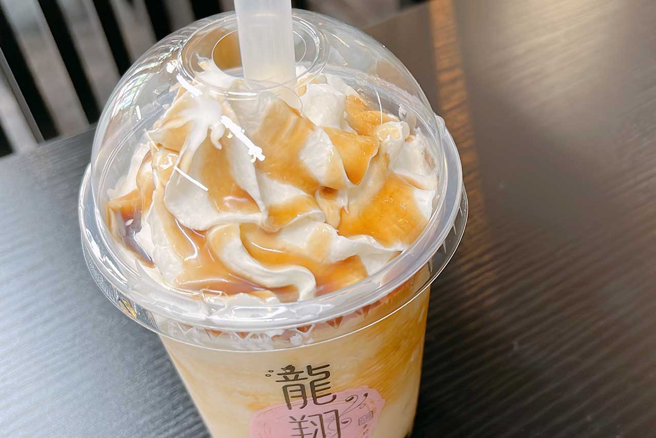 龍翔堂にフルラートの新メニューが登場！タピオカトッピング必須のリピ確定ドリンクでした♪