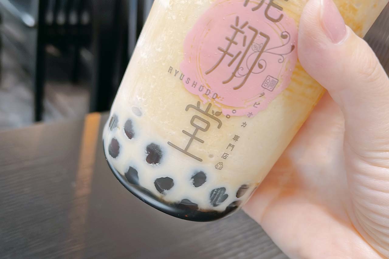 龍翔堂にフルラートの新メニューが登場！タピオカトッピング必須のリピ確定ドリンクでした♪